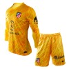 Conjunto (Camiseta+Pantalón Corto) Portero Manga Larga Atlético Madrid Tercera Equipación 2024-25 - Niño